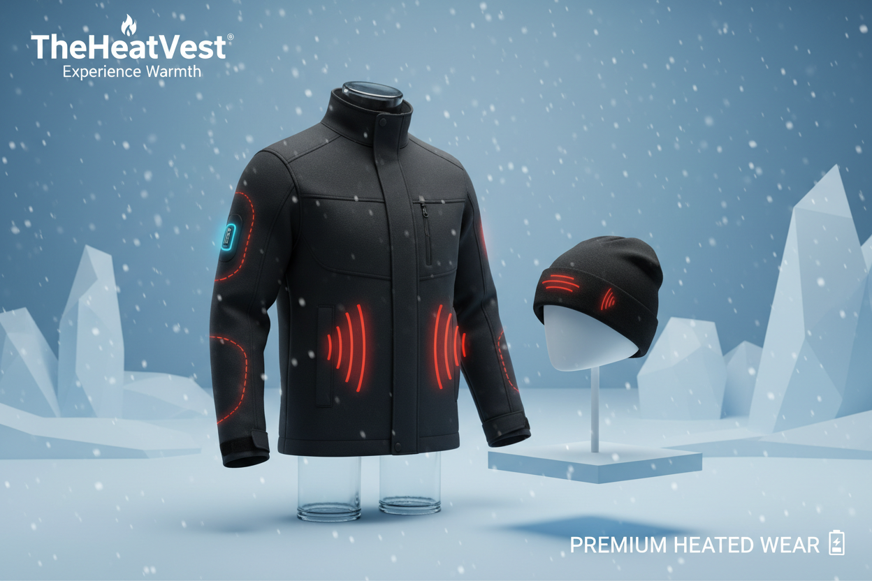Shop smart heating wear at TheHeatVest. Discover USB-powered heated jackets and caps designed for reliable warmth, comfort, and winter performance.

⚡ Alternative Options (A/B Testing)

Option 2 – More Trust Focused
TheHeatVest offers advanced heated jackets and caps with smart heating technology for dependable warmth in cold winter conditions.

Option 3 – Conversion Focused
Stay warm all winter with TheHeatVest. Explore USB heated jackets and caps built for comfort, performance, and everyday cold weather u